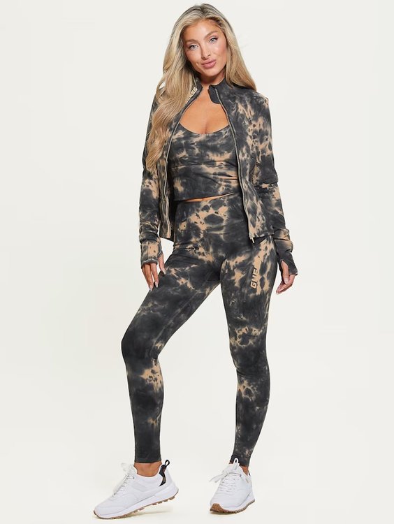 Módní Eudora legíny, Hnědá barva, 2022