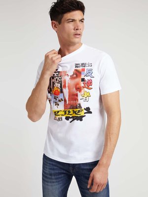 Waves triko Bílá barva Muži