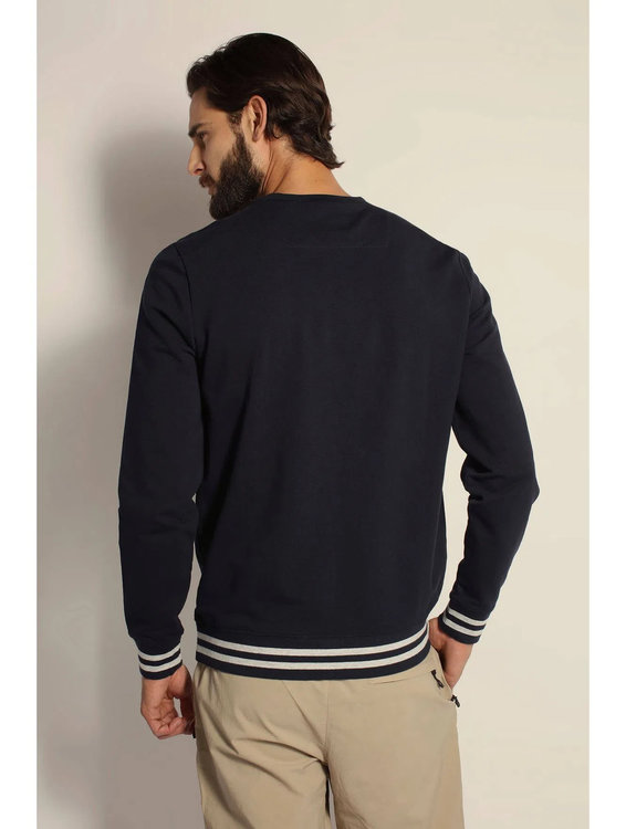 Beau mikina – Guess, Modrá, Navy barva Muži