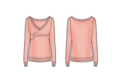 Růžová barva, Juliette svetr 1