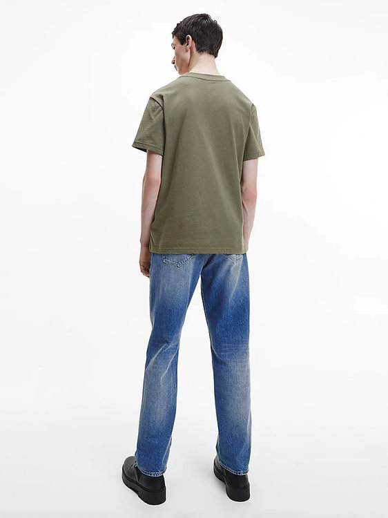 Luxusní Natural washed triko, Khaki barva, S, M, L, XL