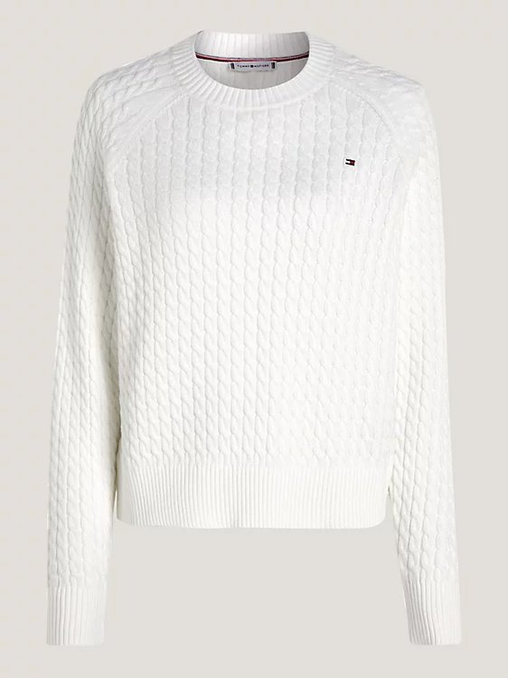 Mini Cable svetr Bílá barva Ženy