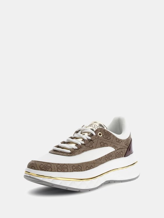 GUESS – Kyra tenisky, Béžová barva