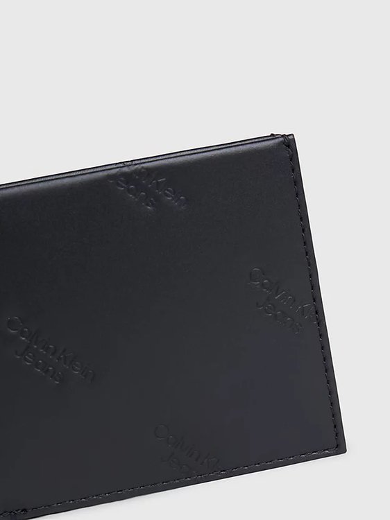 Luxusní Logo Print peněženka, Černá barva, OS