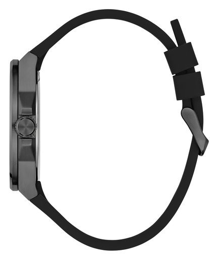 Módní Vinyl hodinky, Černá barva, 2024