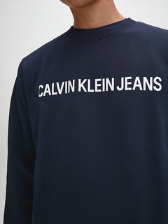 Luxusní Mikina - Core Institutional Logo S, Modrá barva, S, M, L, XL