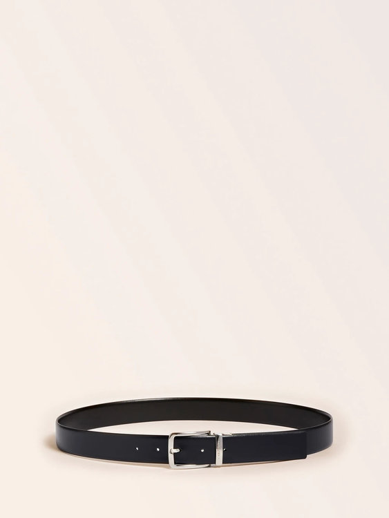 Reversible pásek Černá barva Muži