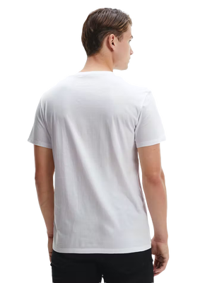 Bloncking center tričko – Calvin Klein Jeans, Bílá barva Muži