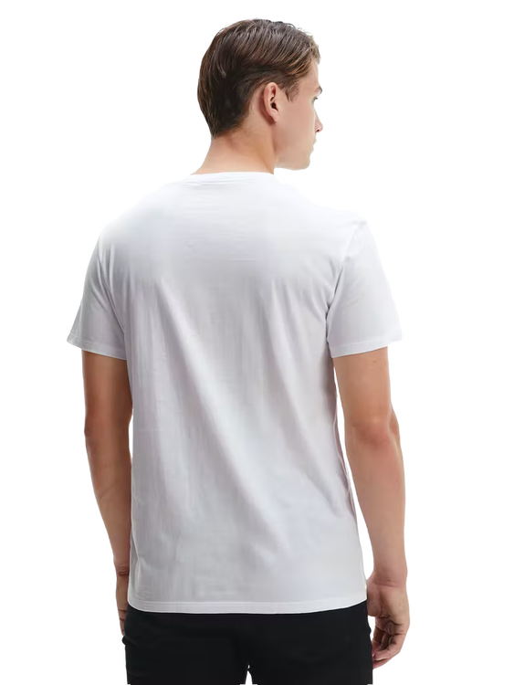 Bloncking center tričko – Calvin Klein Jeans, Bílá barva Muži