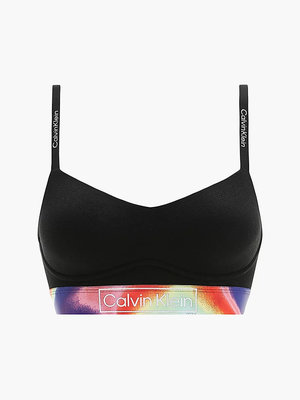 Calvin Klein Underwear – Pride braletka, Černá barva