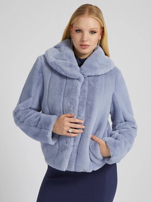 Guess – New Sophy bunda, Fialová, Modrá barva