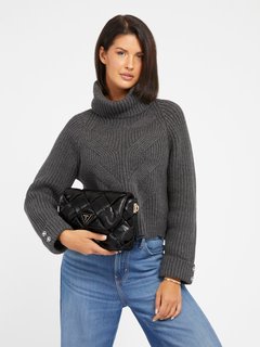 Luxusní Zaina kabelka, Černá barva, T/U