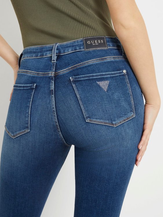 Luxusní Sexy Curve jeans, Modrá barva, XS/29, S/29, M/29, L/29