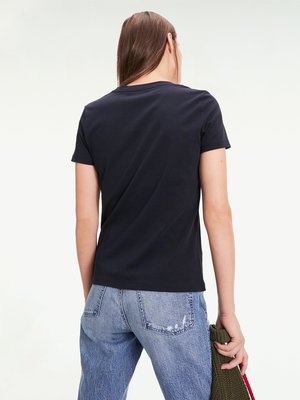 TH Logo Essential triko – Tommy Hilfiger, Navy barva Ženy
