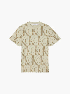 Béžová, Krémová barva, Logo aop triko