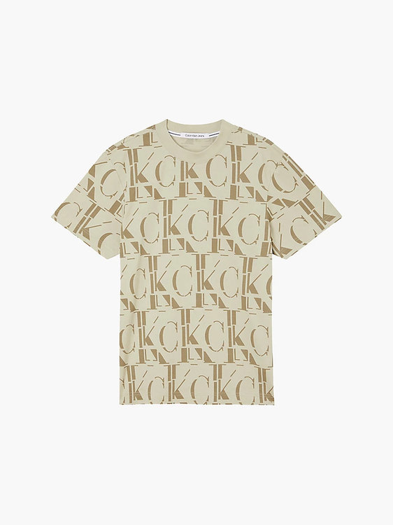 Béžová, Krémová barva, Logo aop triko