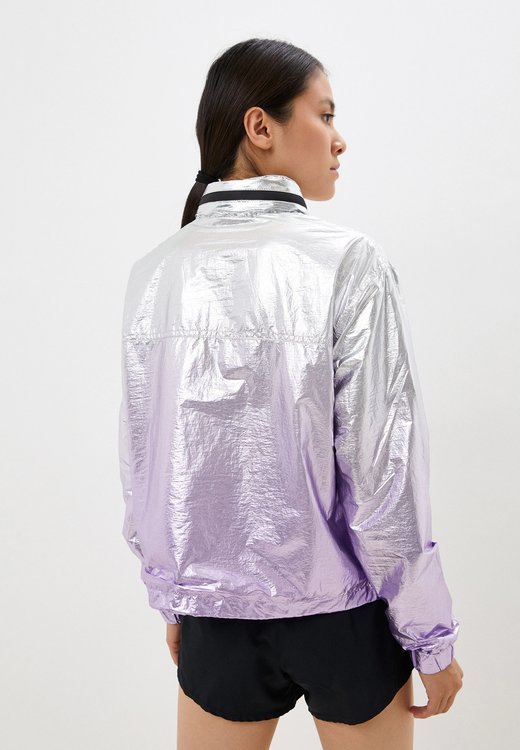 Luxusní Cheryl bunda, Fialová, Stříbrná barva, XS, S, M, L