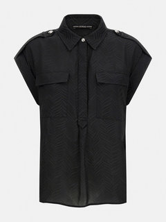 Luxusní Astrelle košile, Černá barva, S