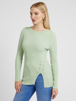 GUESS – Irmine svetr, Zelená barva