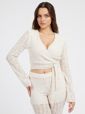 GUESS – Aela top, Krémová barva