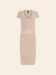 Luxusní Penelope šaty, Béžová, Krémová barva, 38, 40, 42, 44