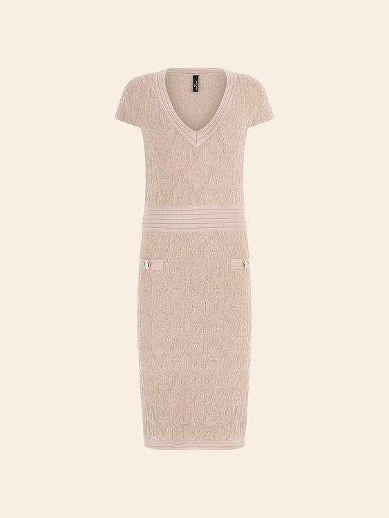 Luxusní Penelope šaty, Béžová, Krémová barva, 38, 40, 42, 44