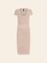 Luxusní Penelope šaty, Béžová, Krémová barva, 38, 40, 42, 44
