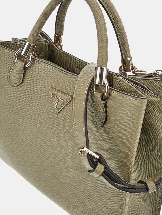 Luxusní Gizele Girlfriend velká kabelka, Zelená barva, T/U