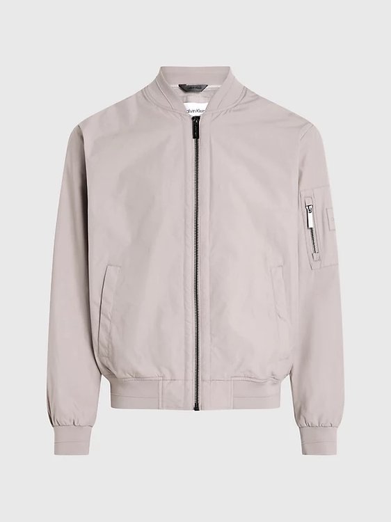 Cotton Nylon bomber Béžová, Hnědá barva Muži