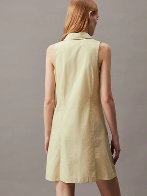 Sleeveless Shirt šaty – Calvin Klein Jeans, Zelená barva Ženy