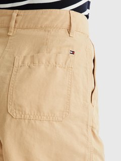 Luxusní Cotton Linen šortky, Béžová barva, 34, 36, 38, 40, 42