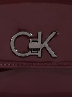 Luxusní Re-Lock crossbody, Červená, Vínová barva, OS