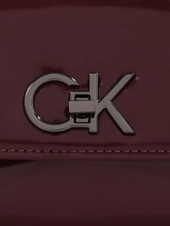 Luxusní Re-Lock crossbody, Červená, Vínová barva, OS