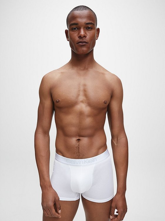 Luxe boxerky – Calvin Klein Underwear, Bílá barva Muži