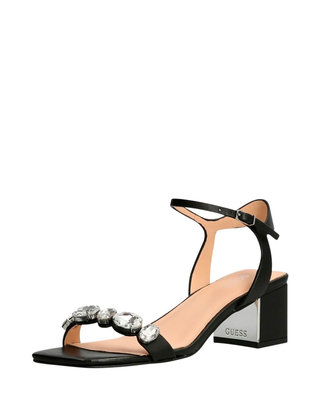 Guess – Mahari sandále, Černá barva