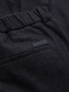 Cropped kalhoty Černá barva Muži