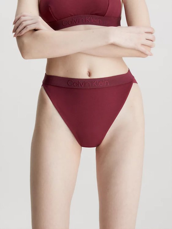 Core Tonal plavky - Spodní díl – Calvin Klein Swimwear, Červená barva Ženy