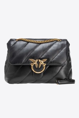 Pinko – Love Puff kabelka, Černá barva