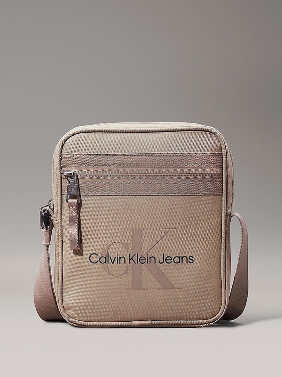 Calvin Klein Jeans – Sport Essentials crossbody, Hnědá, Šedá barva