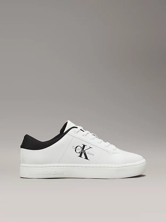 Calvin Klein Jeans – Classic Cupsole tenisky, Bílá barva