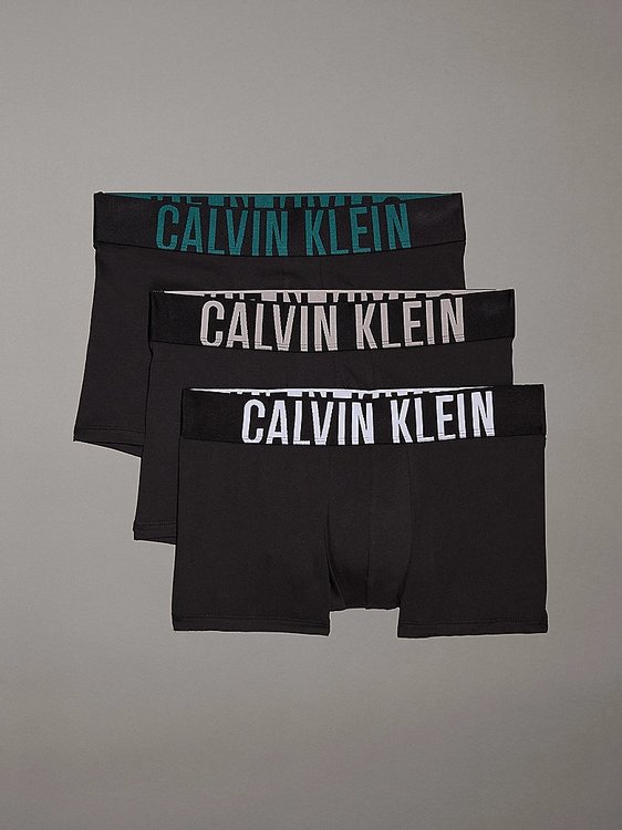 Calvin Klein Underwear – Intense Power boxery 3ks, Černá barva