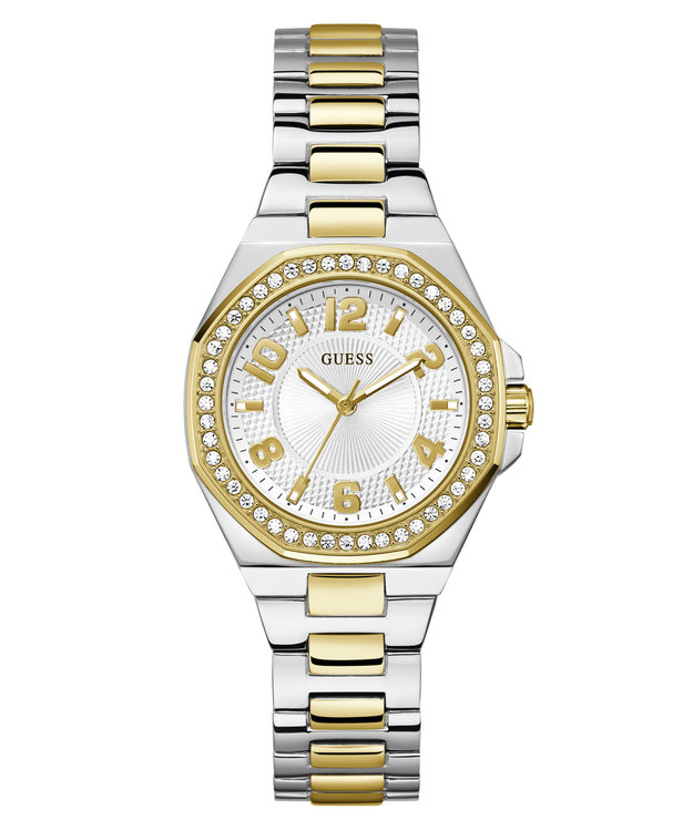 GUESS – Contessa hodinky, Stříbrná, Zlatá barva