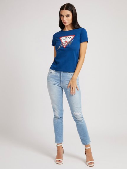 Luxusní Icon tričko, Modrá barva, XS, S, M, L