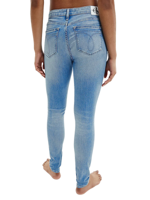 Skinny jeany – Calvin Klein Jeans, Modrá barva Ženy