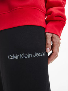 Off placed tepláky Černá barva Muži