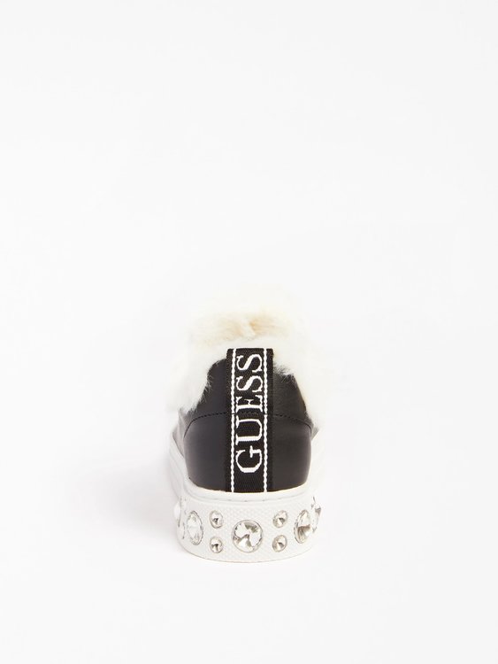 Módní Rivets tenisky, Černá barva, 2022