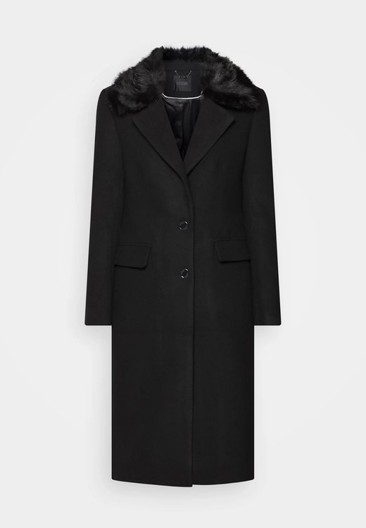 Módní Laurence kabát, Černá barva, 2022
