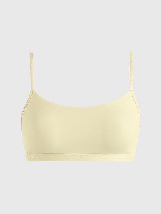 Calvin Klein Underwear – Neo Nudes braletka, Žlutá barva