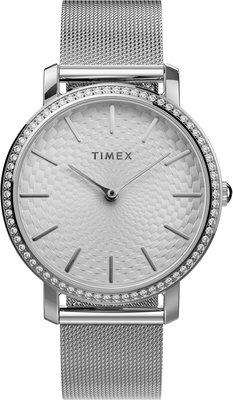 TIMEX – TW2V52400-Silver-Tone HODINKY