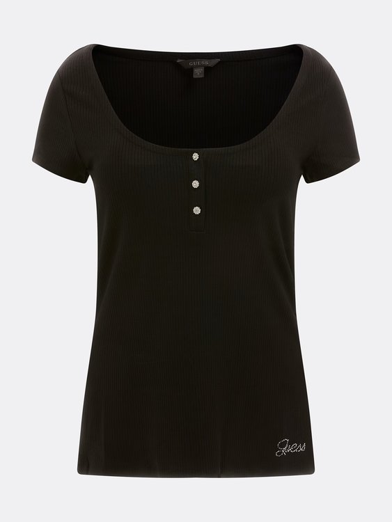 Luxusní Karlee top, Černá barva, XS, S, M, L
